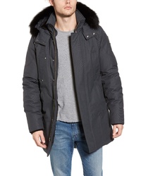 Moose Knuckles Stirling Water Repellent Down Parka With Genuine Fox