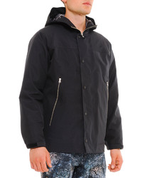 Uppercut Hooded Parka With Reversible Liner Black