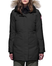 Canada Goose Victoria Fusion Fit Down Parka With Genuine Coyote