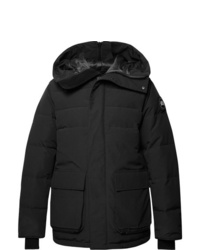 Canada Goose Wedgemount Quilted Canvas Hooded Down Jacket