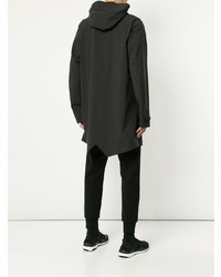 Attachment Zip Up Hooded Coat