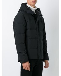Canada Goose Zipped Hooded Coat Black