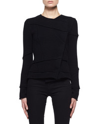 Tom Ford Patchwork Seamed Cashmere Sweater
