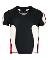 Kusikohc Colour Block Fitted T Shirt