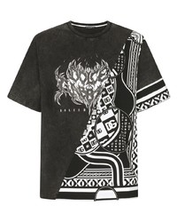 Dolce & Gabbana Patchwork Bandana Print T Shirt