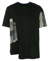 Ziggy Chen Patchwork Detail T Shirt