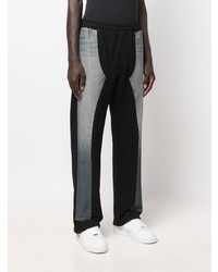 Per Götesson Contrast Panel Wide Leg Jeans