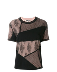 McQ Alexander McQueen Patchwork Lace T Shirt
