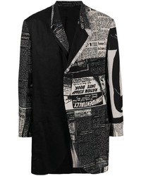 Yohji Yamamoto Patchwork Oversized Blazer Jacket