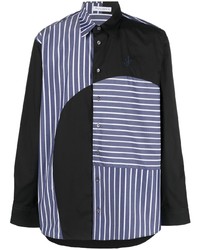 JW Anderson Striped Patchwork Shirt