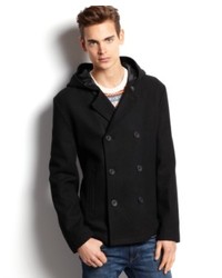 American Rag Jacket Hooded Pea Coat