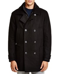 Andrew Marc Marc New York Mulberry Wool Blend Pea Coat