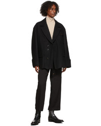 Andersson Bell Black Raw Cut Francis Coat