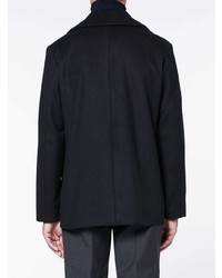 MACKINTOSH Black Wool Cashmere Pea Coat Gm 119f