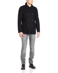 Mackage Carlo Flat Wool Coat With Removable Lining
