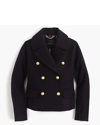 J.Crew Cropped Double Breasted Peacoat