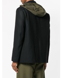 MSGM Double Breasted Hoodie Coat