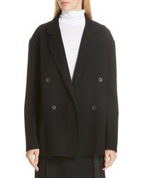 Vince Double Breasted Stretch Wool Jacket