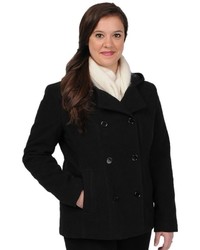 Excelled Hooded Peacoat