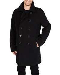 Excelled Leather Excelled Double Breasted Pea Coat