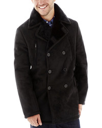 jcpenney Excelled Leather Excelled Faux Shearling Pea Coat