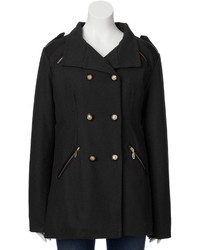 Excelled Mixed Media Peacoat
