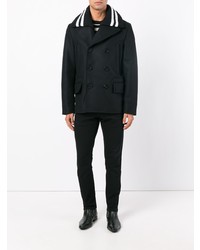Givenchy Knitted Collar Car Coat