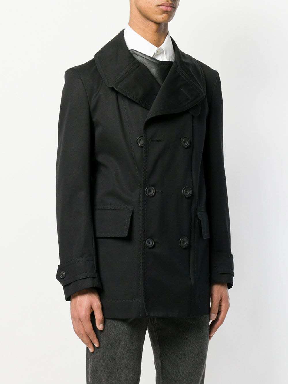 gucci peacoat men's