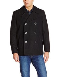 Levi's Wool Classic Double Breasted Wool Blend Peacoat