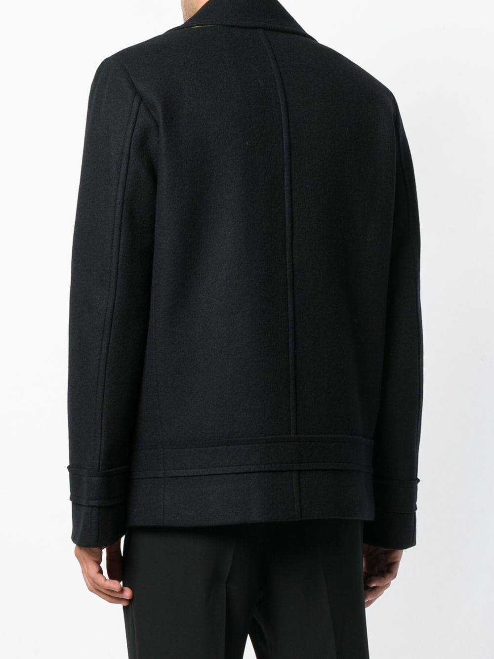 Helmut Lang Raw Band Peacoat, $346 | farfetch.com | Lookastic