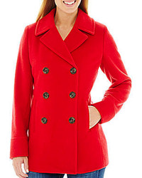 jcpenney St Johns Bay Wool Blend Pea Coat