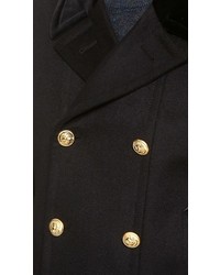 Marc Jacobs Velvet Collar Pea Coat
