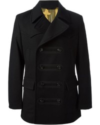 Vivienne Westwood Button Holes Stitching Detailed Peacoat