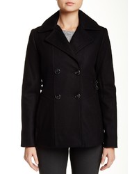 Kenneth Cole New York Wool Blend Peacoat