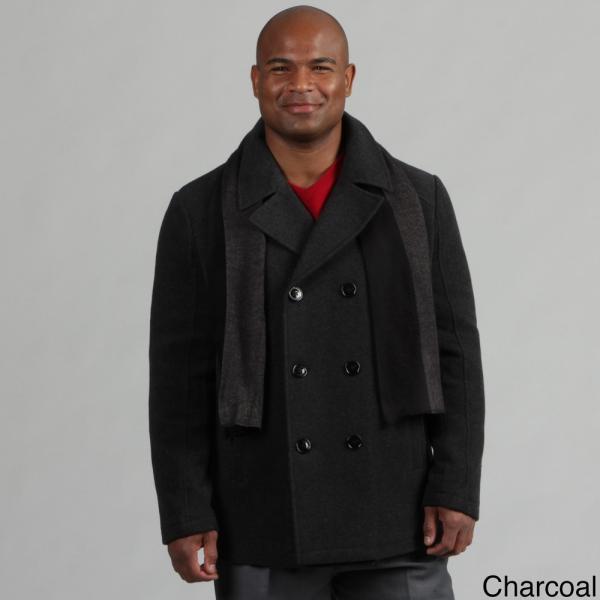 kenneth cole men's wool blend peacoat