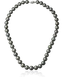 Tara Pearls 14k White Gold Blacktahitian Pearl Necklace 18
