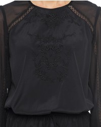 Juicy Couture Embroidered Blouse
