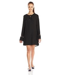 Lucy-Love Lucy Love Juniors Leah Long Sleeve Peasant Shift Dress