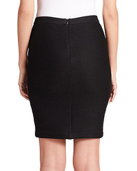 Moschino Boutique Textured Pencil Skirt