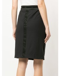 Marc Cain Chevron Zip Front Skirt