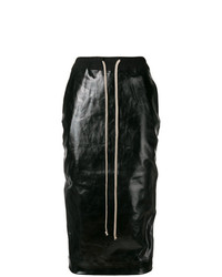 Rick Owens DRKSHDW Elasticated Varnished Skirt