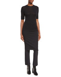 Vince Fitted Jersey Pencil Skirt