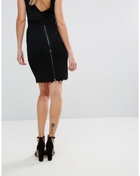French Connection Leila Scallop Pencil Skirt Co Ord