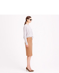 J.Crew No 2 Pencil Skirt In Double Serge Wool