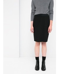 Mango Outlet Outlet Twill Pencil Skirt