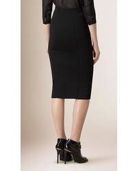 Burberry Panelled Pencil Skirt