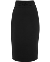 Oscar de la Renta Pencil Skirt With Waist Detail Black