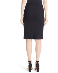 Eleventy Ruched Cady Pencil Skirt