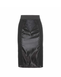 Dolce & Gabbana Satin Pencil Skirt
