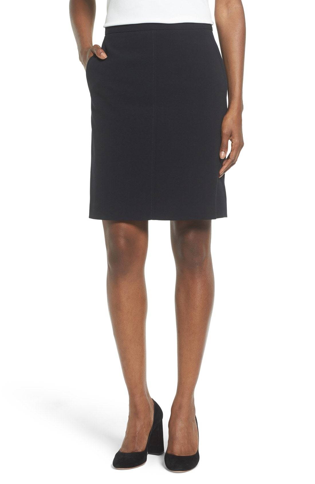 Anne Klein Two Pocket Suit Skirt, $69 | Nordstrom | Lookastic